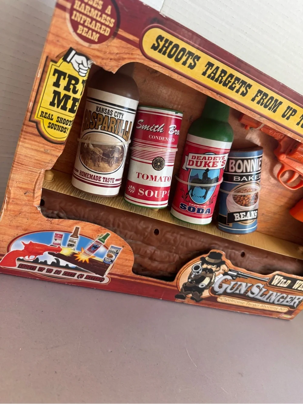 Vintage Wild West toy set